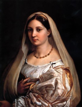 Rafael Painting - La Donna Velata maestro renacentista Rafael